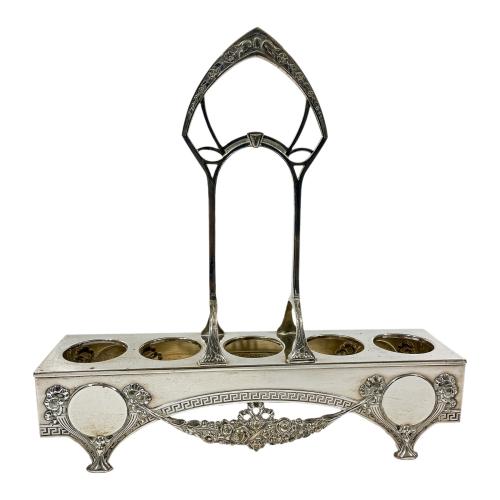SOPORTE ESPECIERO Y CENTRO DE MESA DE PRINCIPIOS DEL S.XX