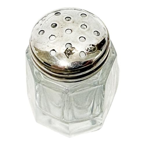 COLECCIÓN DE SALERITOS DE PLATA Y CRISTAL DE MEDIADOS S. XX