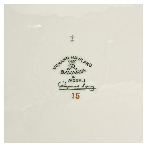 CONJUNTO DE PIEZAS DE VAJILLA EN PORCELANA ALEMANA AÑOS 60