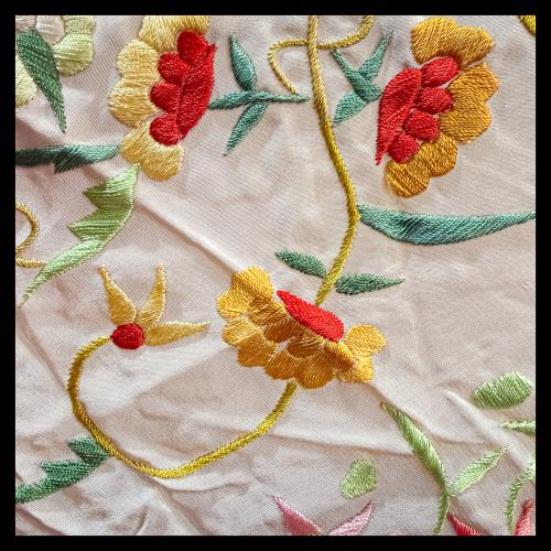 MANTÓN DE MANILA DE LA SEGUNDA MITAD DEL SIGLO XX