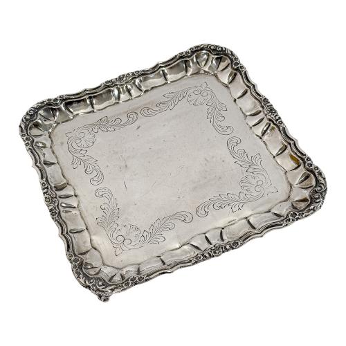 CENTRO DE PLATA DE MEDIADOS DE SIGLO XX