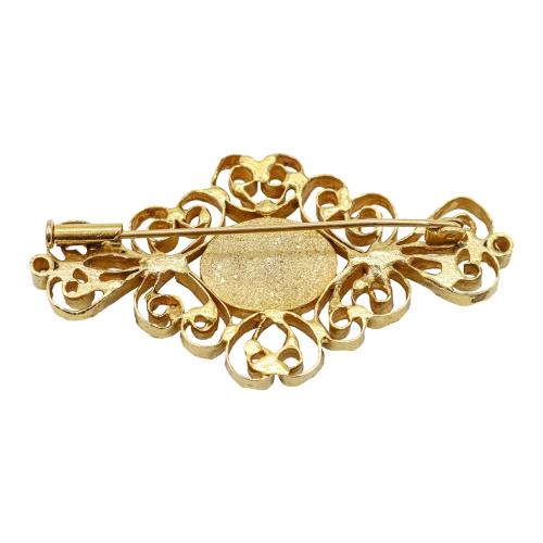 BROCHE CON ÓPALO DE LOS AÑOS 60