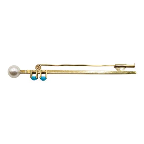 BROCHE ALFILER CON PERLA DE PUIG DORIA