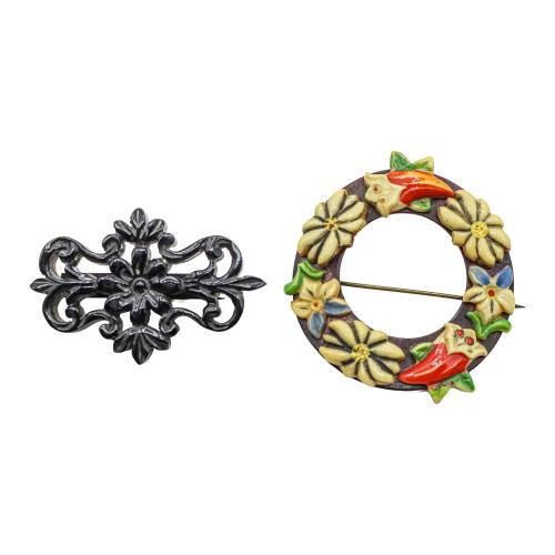 DOS BROCHES DE PPS. DEL S.XX
