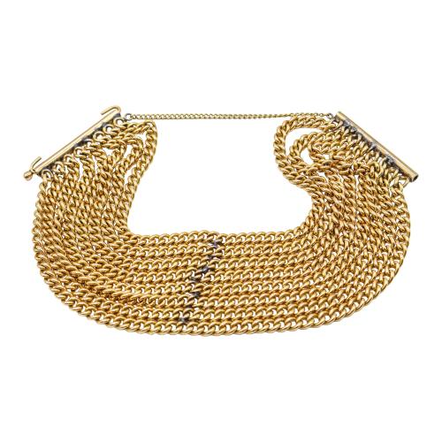PULSERA CON CADENAS, DE MEDIADOS S.XX