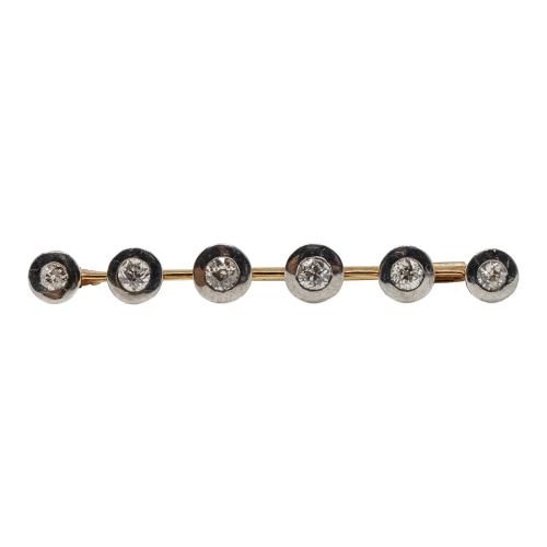 BROCHE ALFILER CON DIAMANTES