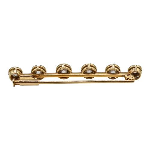 BROCHE ALFILER CON DIAMANTES