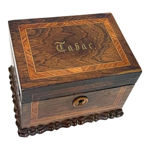 PEQUEÑA CAJA TABAQUERA FRANCESA DEL ÚLTIMO TERCIO DEL S. XIX