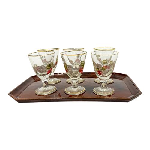 CONJUNTO DE COPITAS DE LICOR DE MEDIADOS DE S. XX