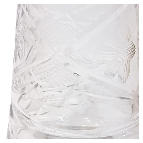 JARRA PARA AGUA DE CRISTAL DE MEDIADOS DE S. XX