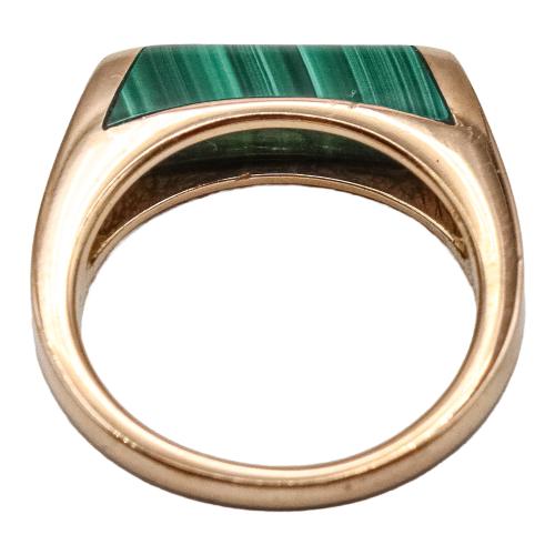 ANILLO BVLGARI CON MALAQUITA