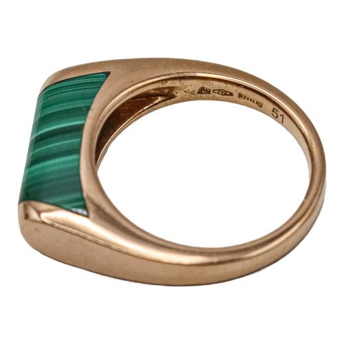 ANILLO BVLGARI CON MALAQUITA