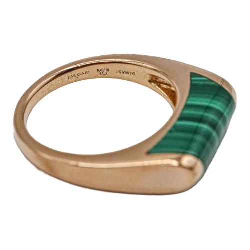 ANILLO BVLGARI CON MALAQUITA