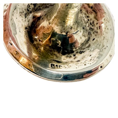 CONJUNTO DE PIEZAS EN PLATA DE MEDIADOS DEL S.XX