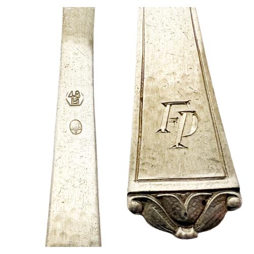 CONJUNTO DE CUBIERTOS DE PLATA DE LOS AÑOS 30