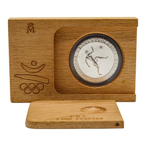 MONEDA DE PLATA DE LAS OLIMPIADAS 92