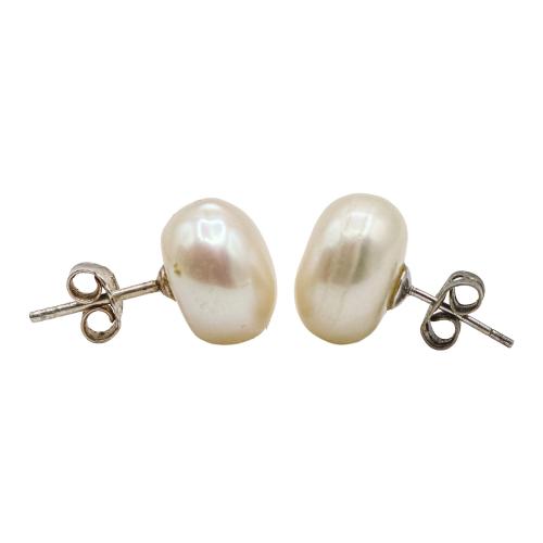 PENDIENTES DORMILONAS CON PERLAS
