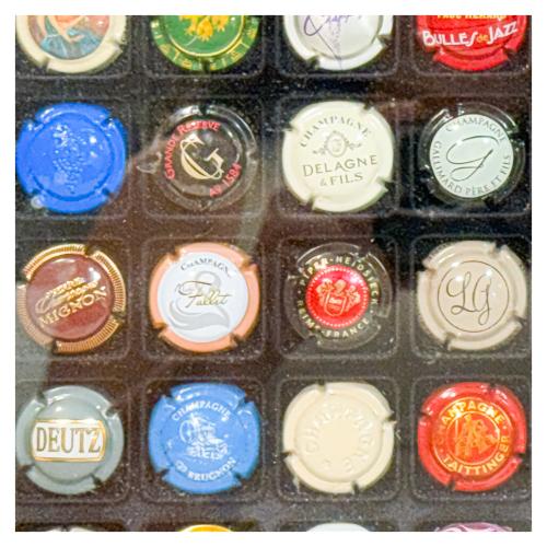 COLECCIÓN DE CHAPAS DE BOTELLAS DE CAVA