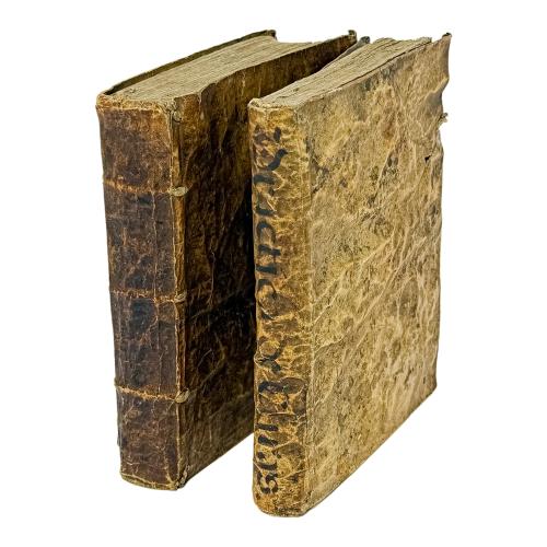 PAREJA DE LIBROS RELIGIOSOS DEL SIGLO XVII