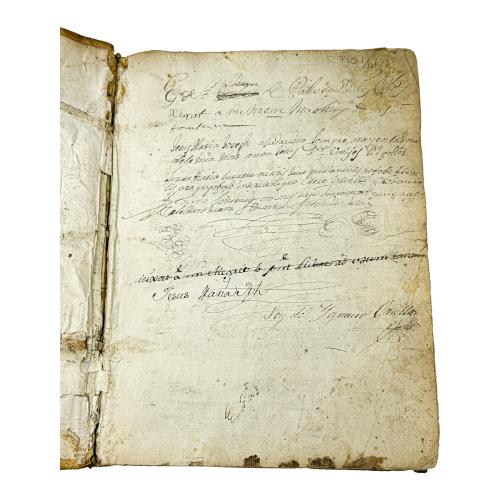 PAREJA DE LIBROS RELIGIOSOS DEL SIGLO XVII