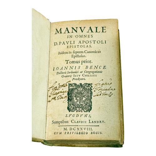 MANVALE IN OMNES D. PAULI APOSTOLI EPISTOLAS