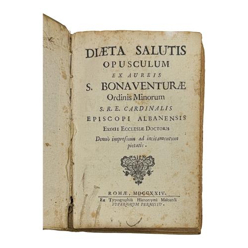 DIAETA SALUTIS OPOSCULUM 