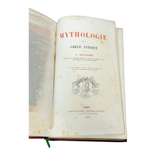 MYTHOLOGIE DE LA GRÈCE ANTIQUE