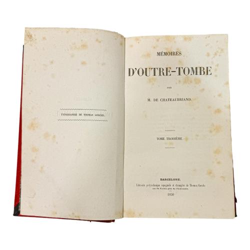 MÉMOIRES D'OUTRE-TOMBE 