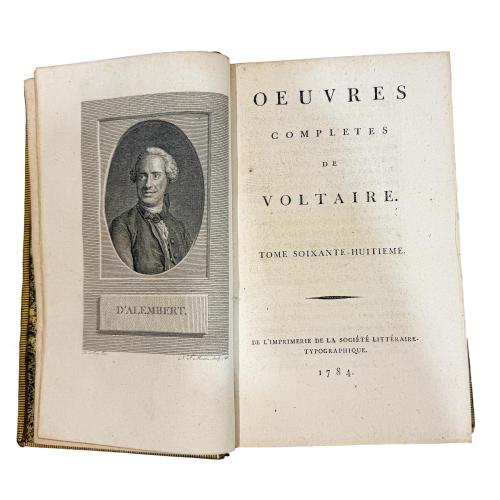 OEUVRES COMPLÈTES DE VOLTAIRE CORRESPONDANCE DE D'ALEMBERT