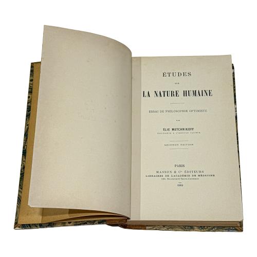 ETUDES SUR LA NATURE HUMAINE