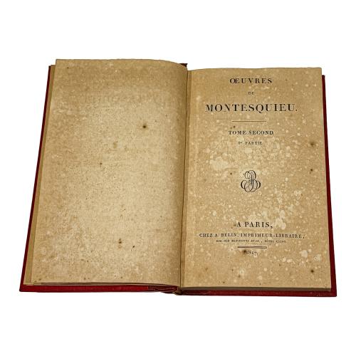 OEUVRES DE MONTESQUIEU. TOM.2, PART.1, 