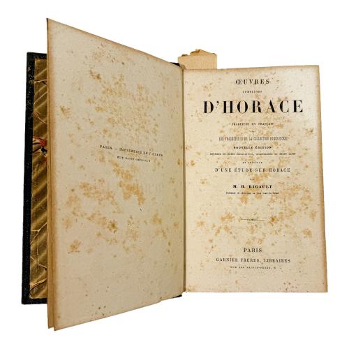 OEUVRES COMPLÈTES D'HORACE