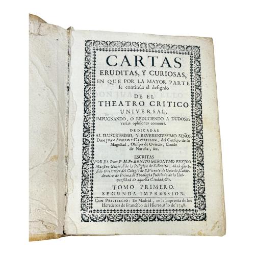 CARTAS ERUDITAS, Y CURIOSAS ...