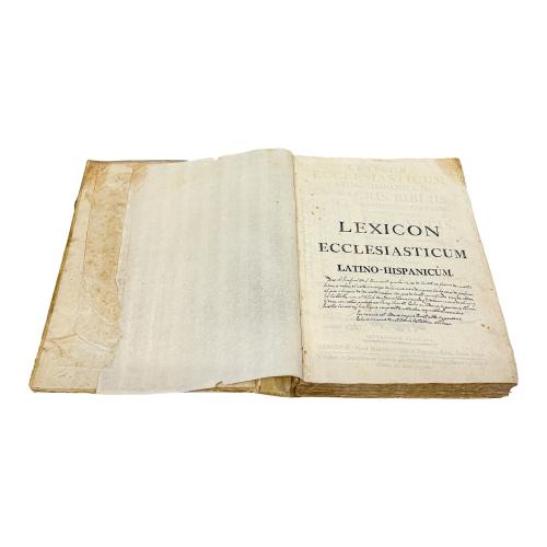 LEXICON ECCLESIASTICUM LATINO-HISPANICUM