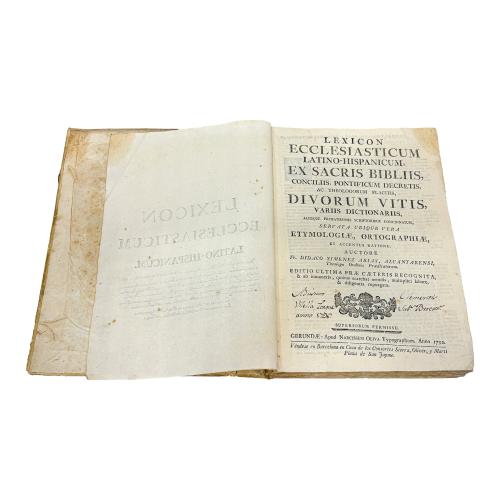 LEXICON ECCLESIASTICUM LATINO-HISPANICUM