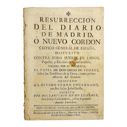 RESURRECCIÓN DEL DIARIO DE MADRID Ó NUEVO CORDÓN CRÍTICO