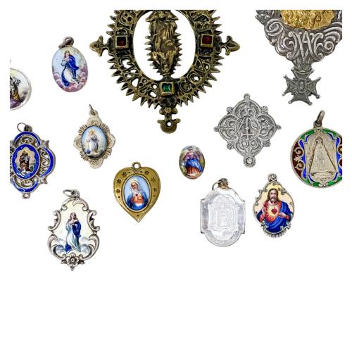 COLECCIÓN DE MEDALLAS DEVOCIONALES S.XIX-XX