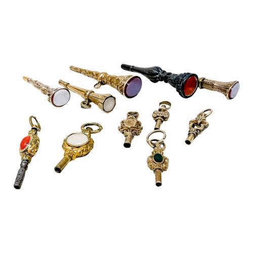 GRAN COLECCIÓN DE LLAVES DE RELOJES DEL S.XIX