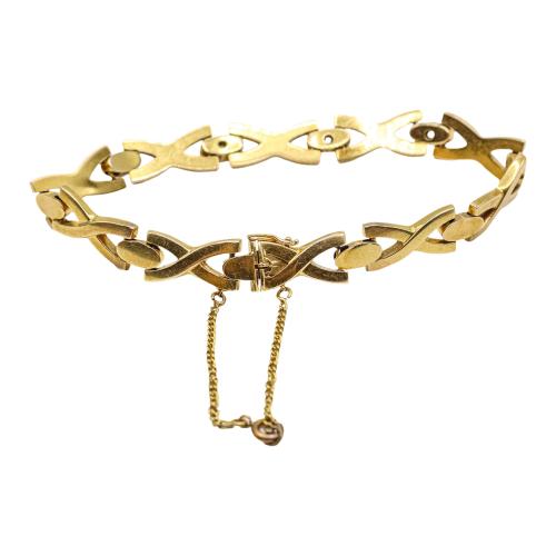 PULSERA CON DIAMANTES, AÑOS 40