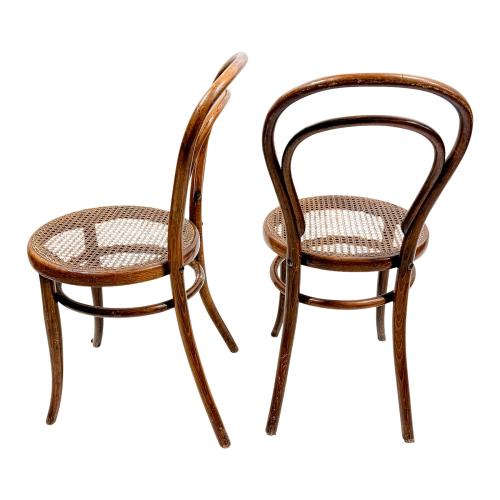 CUATRO SILLAS THONET DEL PRIMER CUARTO DE SIGLO XX