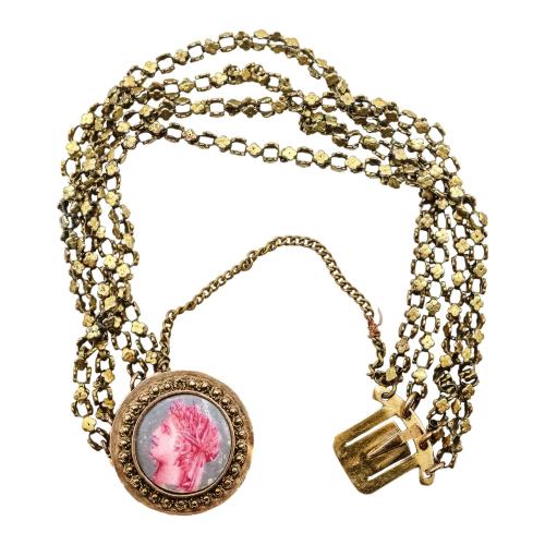 PULSERA CON MEDALLÓN DELS.XIX