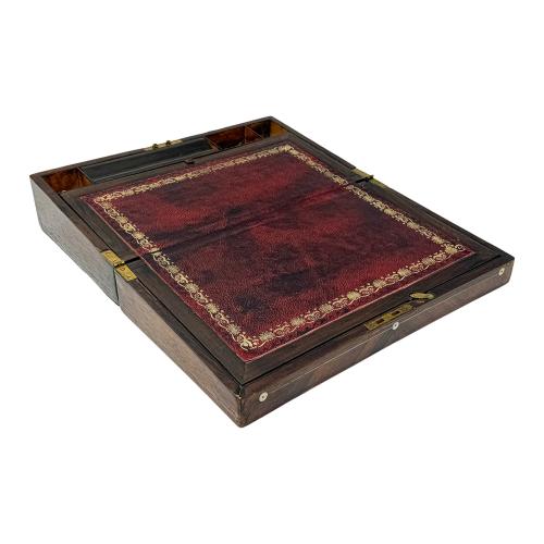 CAJA ESCRIBANIA INGLESA DEL SIGLO XIX