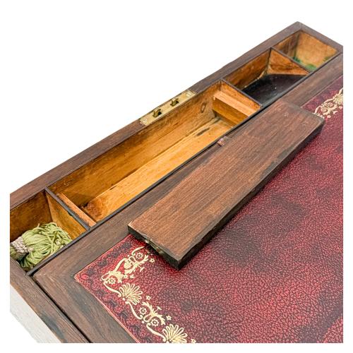 CAJA ESCRIBANIA INGLESA DEL SIGLO XIX