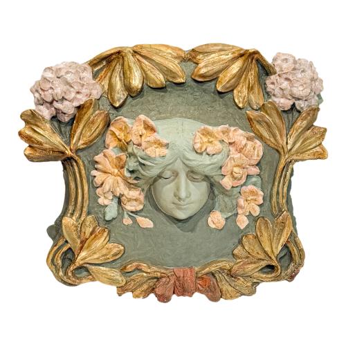 PLAFÓN DECORATIVO ART NOUVEAU CIRCA 1890