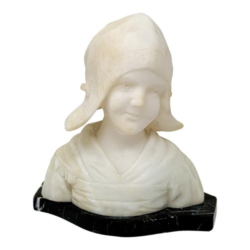 BUSTO DE NIÑA DE PRINCIPIOS SIGLO XX