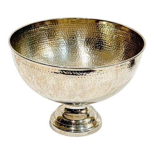 GRAN CUBITERA EN METAL PLATEADO