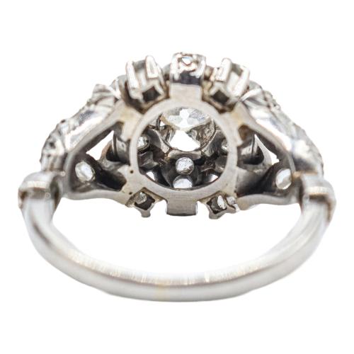 SORTIJA CON DIAMANTES DE MEDIADOS DEL S.XX