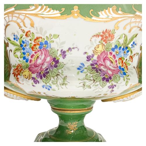 CENTRO DE MESA EN PORCELANA COULEUVRE DE MEDIADOS EL S.XX