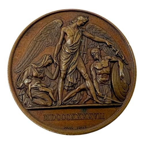 MEDALLA DE  BRONCE FRANCESA DEL S. XIX