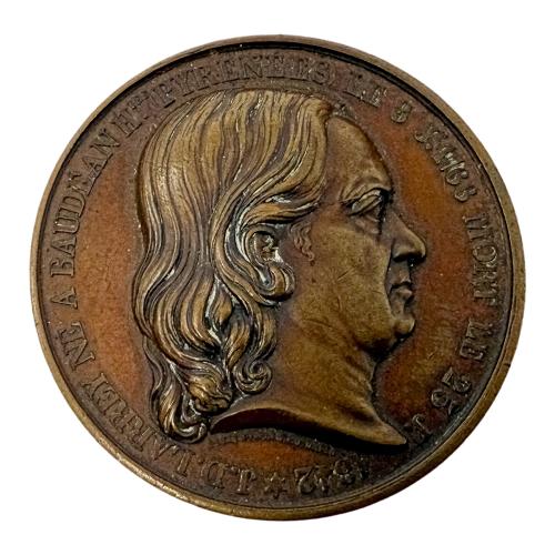 MEDALLA DE  BRONCE FRANCESA DEL S. XIX
